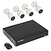 Spyclops SPYP-XVR4KIT5 5.0-Megapixel XVR Kit with 1 TB XVR and Mini Bullet Cameras (4 Channels, 4 Cameras)