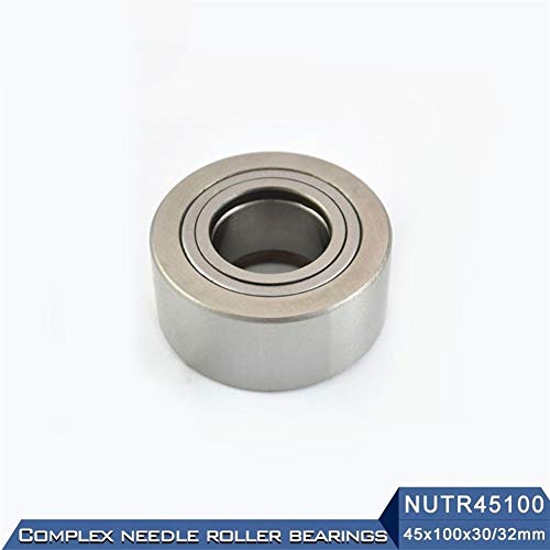 ZHENGGUIFANG NUTR45100 (1 PC) Roller Followers Bearings 45x100x32x30mm NUTD45100 Yoke Type Track Rollers Bearing NUTR 45100