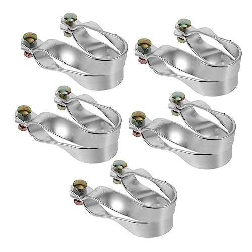 Kisangel 5juegos Abrazadera De Tubo De Aluminio Forma Conector Cruz Para Invernadero Repuesto De Clip Forma Para Uso Agrícola Abrazaderas Para Marcos De Invernadero Para Plantar