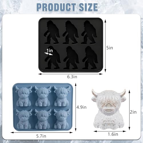 Mini bandeja para cubitos de hielo ZANSHI 2 unidades miniatura 2