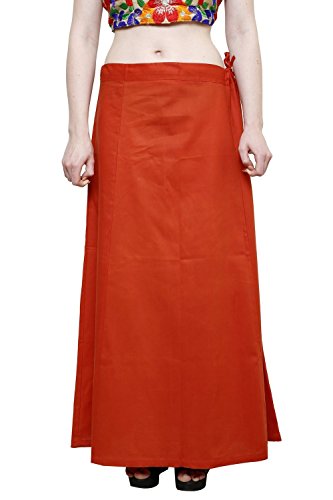 Image of Pistaa's combo of Women's Cotton Best Plain Solid Indian Readymade Inskirt Saree petticoats