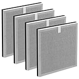 4-Pack 3-in-1 Purezone Replacement Filter, Compatible with Pure Enrichment PureZone Air Purifier, H13 Grade True HEPA Filter, Part#PEAIRFIL