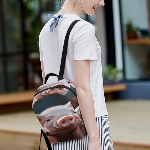 Mochila para mujer Oxford impermeable de base sólida 7