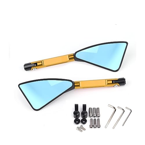 ɓK Z900 Z1000 Z800 Z750 Z650 Z300 Z250 Z125 jo[TI[goC~[ CNC TChobN~[obN~[(Gold Big-Mirror)