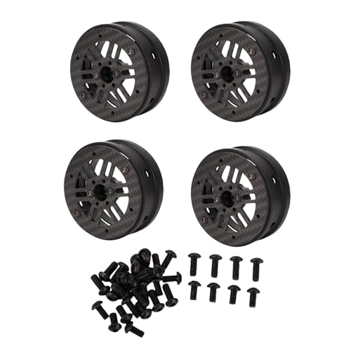Moyeux de roue RC 1/10 voiture escalade crawler jantes 2.2 carbone léger évidé
