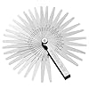 Spurtar Feeler Gauges 0.03-1.00mm/0.001-0.04" 32 Blades Tapered Feeler Gauge Metric and Imperial, Dual Marked Metric and SAE for Measuring Gap Thickness or Width for Spark Plug, Valve, Piston, Guitar #5