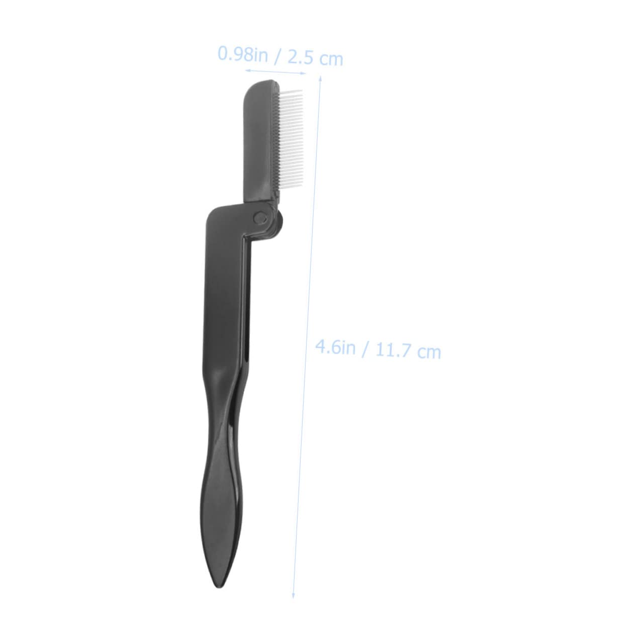 NULYLU Brow Spoolies for Eyebrows Brush Set 3pcs Eyelash Combs Portable Folding Eyebrow Brush