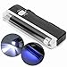 UV Money Detector Portable Battery Powered UV Money Checker Bill Tester with 4WT5 Violet Long Wave Light Tube