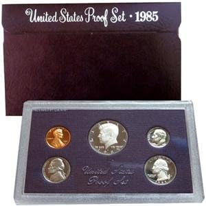 Proof Set in Original Box 1985 S Proof