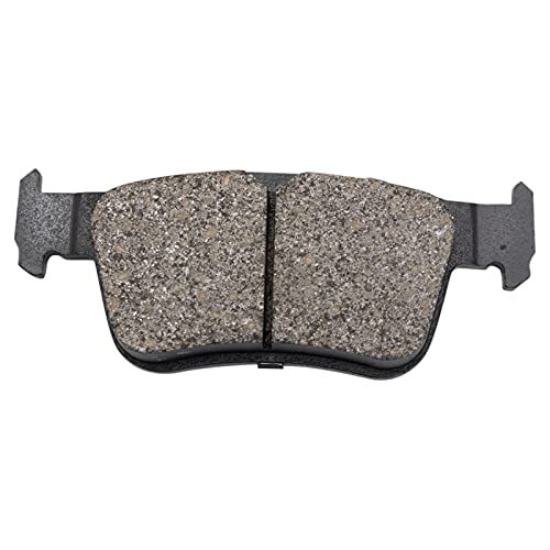 Image of TRQ Rear Brake Pad and Rotor Set Ceramic Compatible with 2017-2020 Honda Civic