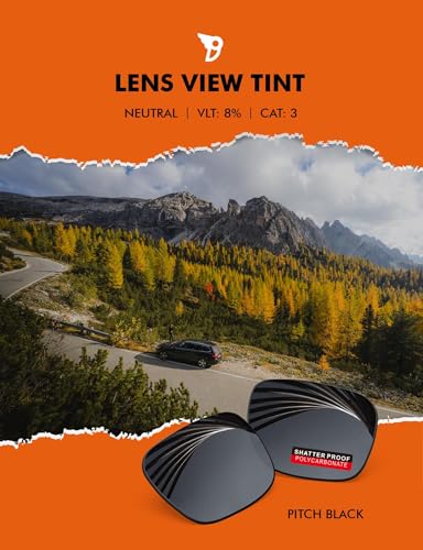 Image of PRO+ Polycarbonate Replacement Lenses Compatible with Ray-Ban Meta Wayfarer RW4006 & Gen 2 RW4012 50mm Sunglasses