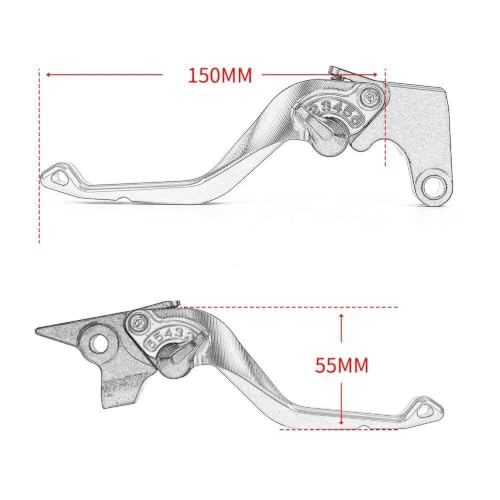 Levier d'embrayage moto VFR1200F rouge commande frein ajustable - 4