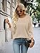 Early Fall Fashion Must Haves School Outfits for Teachers Boho Tops for Womens Blouses Dressy Casual 3/4 Length Sleeve Lace Crochet Plus Size Sweaters Women's Clothing Apricot L