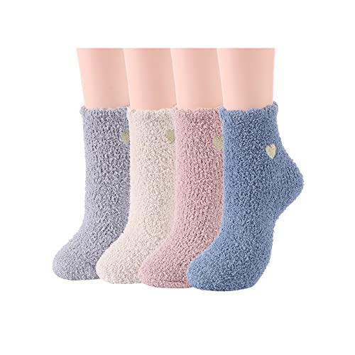Century Star Womens Fuzzy Fluffy Socks - Soft, Warm, Perfect for Winter, Sports, Outdoor, Christmas Gifts