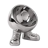 MTFBQ Taschenleerer Figur Keramik Dekorationen, Kreative Schreibtisch Aufbewahrungsbox Schlüsselaufbewahrungshalter Desktop Candy Dish Organizer,schmucktabletts Organizer (Color : Natural)