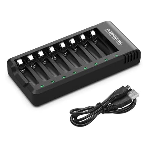 POWEROWL 8 Bay Smart Battery Charger Cover