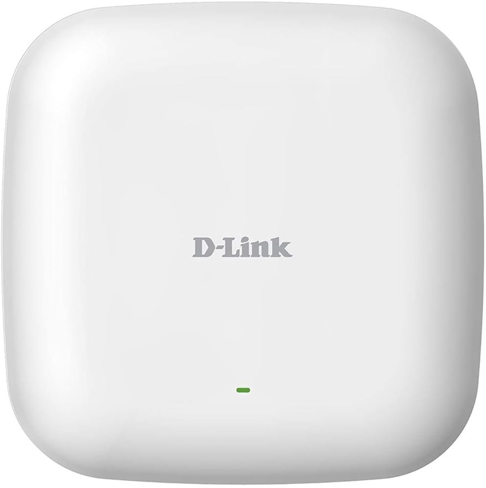 AC1300 Wave 2 Dual-Band PoE Access Point, Stand-alone or Remote Software Managed (Nuclias Connect), Gigabit Port, Wall or Ceiling Mount, Supports 802.3af PoE, WiFi Bridge Mode (DAP-2610) White