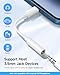 [Apple MFi Certified] 2 Pack Lightning to 3.5 mm Headphone Jack Adapter, iPhone Aux Adapter Converter Dongle Audio Cable Compatible with iPhone 14 13 12 11 X XS 8 7
