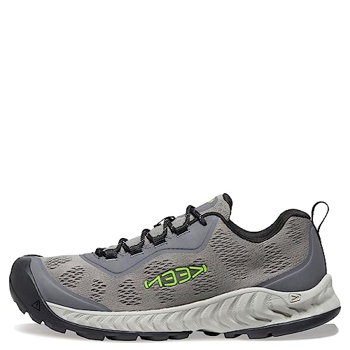 KEEN KEEN Men's NXIS Speed Low Height Vented Hiking Shoes,Steel Grey/Evening Primrose,10