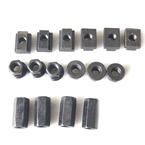 KATSU spannpratzen Sortiment 58-tlg M12 Metrisches Engineering Präzisions T-Nuten für CNC Drehmaschine Mühle Metallschneidemaschine, Formwerkzeug 402216