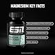 ESN Magnesium Caps, 120 Kapseln, 194 mg Magnesium pro Tagesportion - Magnesiumbisglycinat-Kapseln, Hohe Bioverfügbarkeit - Made in Germany