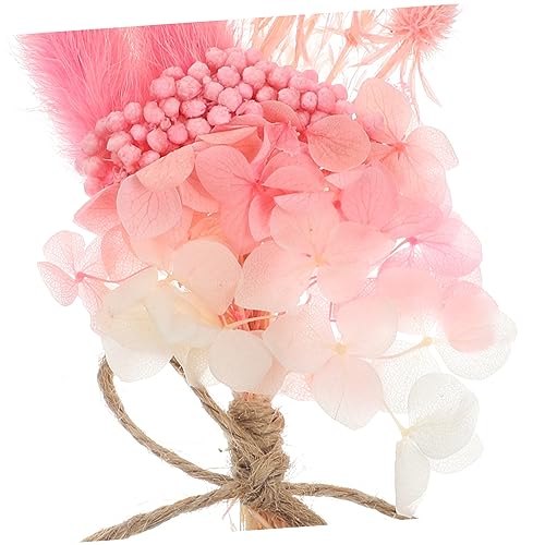 6 piezas de ramos mini de flores secas para decoración miniatura 5