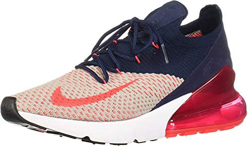 Image of Nike Women's Gymnastics Shoes, Grey Moon Particle Red Orbit Collegiate Navy 200, 7.5 US