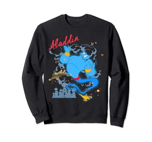 Sweat Disney Aladdin Genie bleu pour les soirées cocooning