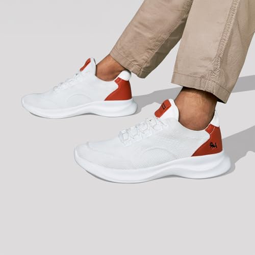 Image of Neeman's The Knit Strides Sneakers for Men | Lightweight with Breathable Knit Upper & Cushioned EVA Sole for All-Day Comfort