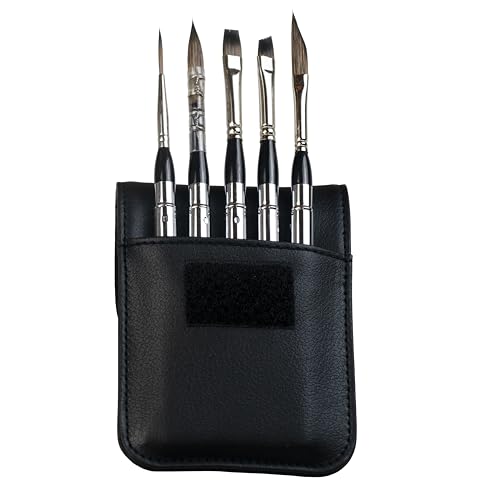 Biaelk TRAVEL BRUSHES- 05 Gts-05 Travel Watercolor Brushes,5Pcs Professional Watercolor Paint Brushes thumb #1