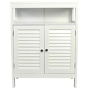 Etnicart Vrijstaande kast badkamer kantoor ruimtebesparende wit hout MDF 60x30x80 entree woonkamer slaapkamer…