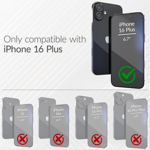 Image of Crave Dual Guard Compatible with iPhone 16 Plus Case, Compatible with MagSafe Shockproof Protection Dual Layer Case for Apple iPhone 16 Plus (6.7 inch) - Green