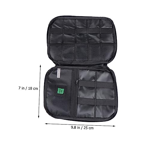 Bolsa de cable de viaje impermeable Uonlytech con compartimentos antiquedadas 8