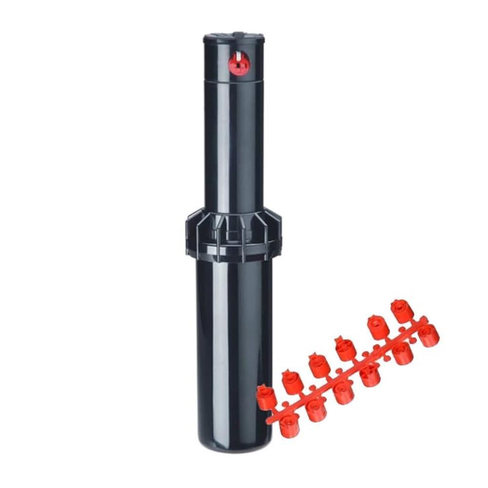 Suinga Pack 10 Aspersor de Riego K-Rain RPS75 3/4'' | Alcance 6,7 a 15,5 m | Aspersor de Jardín Emergente de Ángulo Ajustable | Caudal de 2,6 a 32,6 litros por Minuto | Presión de 2,1 a 4,8 Bar
