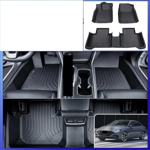Tapis TPE pour Sonata DN8 2020-2023 : protection de sol auto LHD