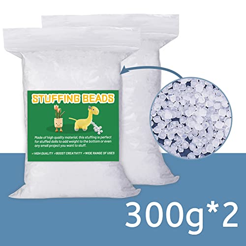 600G/21.16Oz Stuffing Beads, Craft Stuffing Beads For Stuffed Animals, Bean Bag Filler Beads, Weight Beads For Stuffed Animals Small Dolls Part Pillow Diy Crafts #TOP1