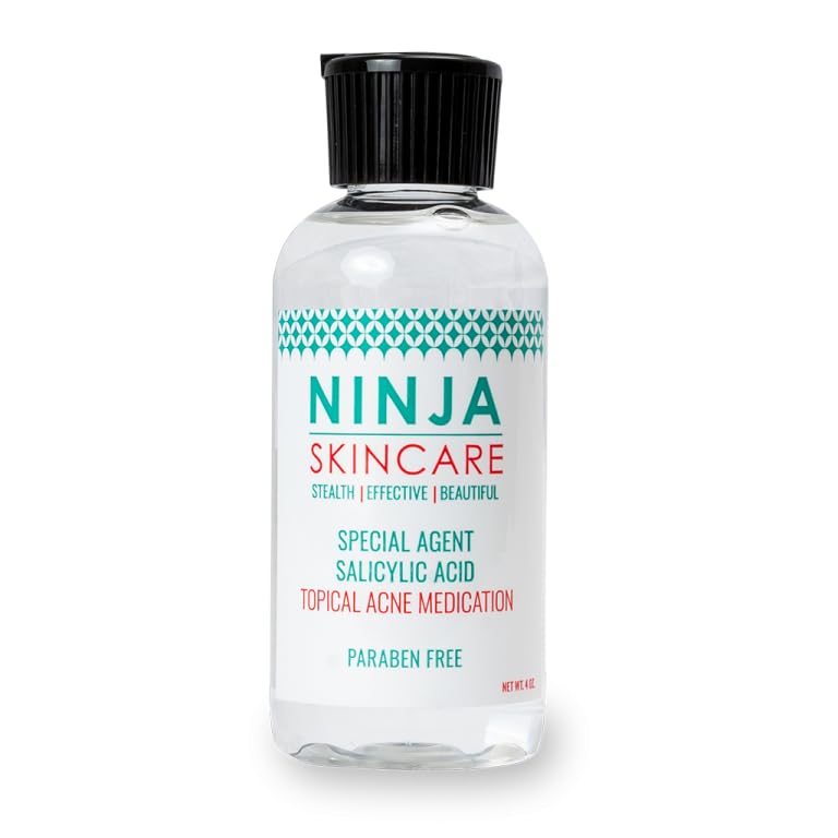 Special Agent 1 Salicylic Acid Medication - Acne Treatment for Whiteheads, Blackheads & Blemishes - Unclogs Pores Exfoliates Dead Skin - Helps Reduce Acne Marks - All Skin Types - 4 Oz