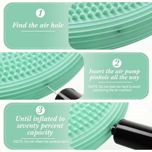 Image of Libima 2 Pcs Wobble Cushion Wiggle Seat Flexible Sensory Seating Balance Disc Board for Men Women Physical Exercise Improving Posture Home Office