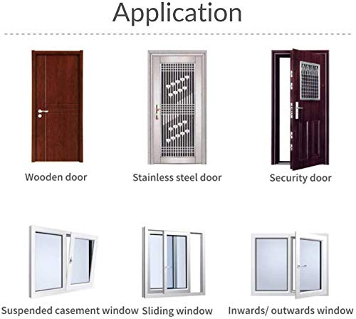 Cafopgrill Siliconen band AntiGraffio voor deuren en ramen, met siliconen strips - Afbeelding 8