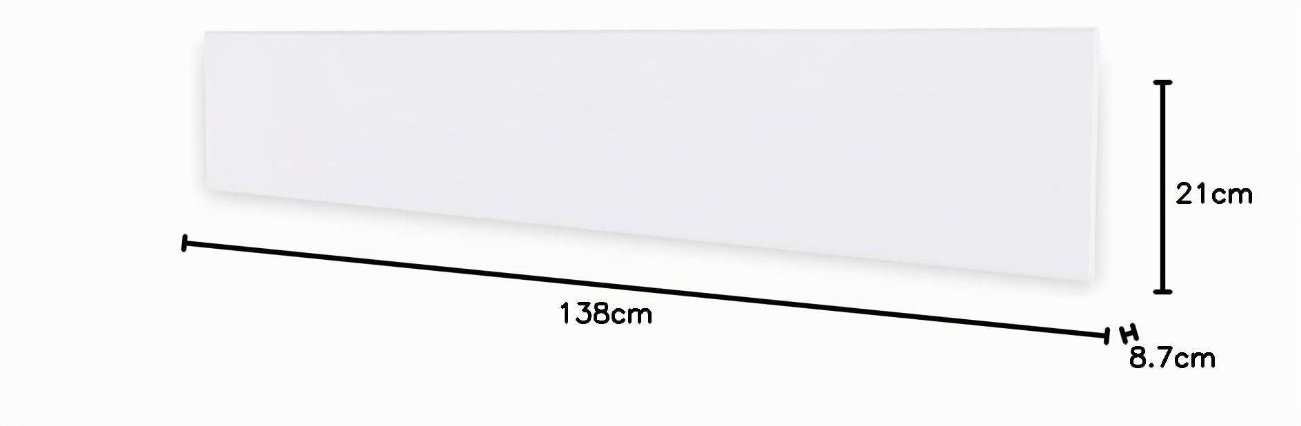 Adax Neo L - Convettore da parete Wifi con Termostato | Controllo smartphone | Termosifone Elettrico | Stufetta Elettrica Basso Consumo | Altezza 210 mm | Stufa Elettrica 1000W | KWT Bianco | IP24C