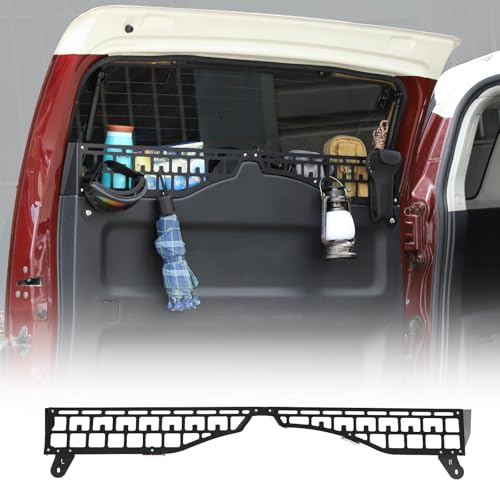 Fgtagtal Tailgate Storage Panel Compatible with Toyota FJ Cruiser 2007-2021 Rear Window Molle Panel Interior Back Door Organizer Storage Box Expansion Accessories