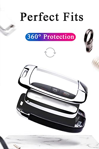 Funda para llave de coche Smart Discovery 4 antiarañazos con botonera de piel negra 4