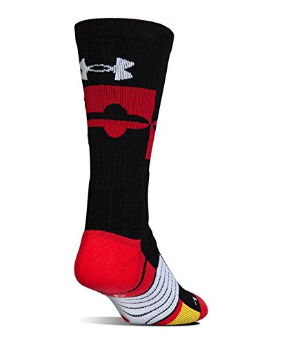 Under Armour Men's Performance Unrivaled Crew Socks Medium Black2
