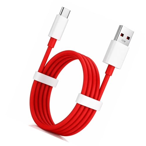 Image of CERLINK 65W Fast Charging USB-A to Type-C Cable for OnePlus 3 /3T /5 /5T /6 /6T /7 /7T /7 Pro & Nord Series | Dash Warp Charge Support | High-Speed Data Sync Cable