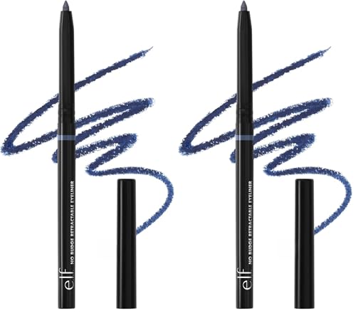 Eyeliner rétractable bleu marine lot de 2 No Budge longue tenue