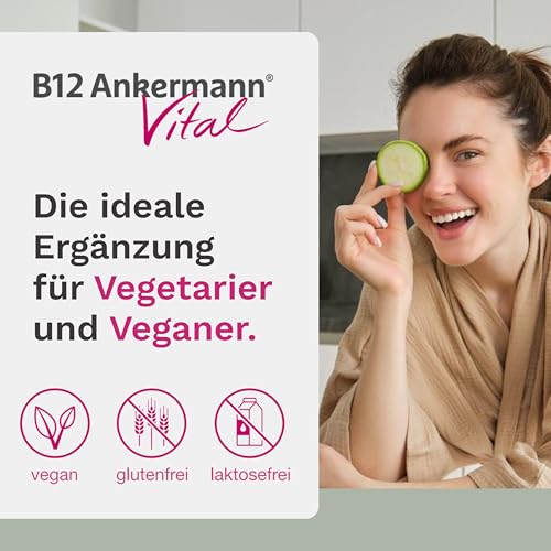 B12 Ankermann® Vital: Deine B12-Quelle. Ideal für Veganer, 50 Stück