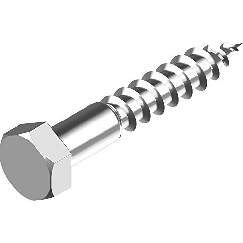 Vis à bois hexagonale DIN 571 inox A2 8x120 pour une terrasse durable