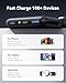 INIU Portable Charger, Ultra Slim 45W Fast Charging with Attached USB C Cable, Flight-Safe 10000mAh PD Power Bank Battery Pack, Travel Essential Phone Powerbank for iPhone 17 16 Samsung S25 Google etc