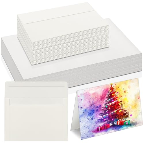 Tarjetas de papel de acuarela CXIIPOL con sobres de 4x6 pulgadas y 300gsm para felicitaciones