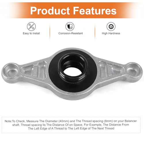 Image of Wheel Balancer Hub Wing Nut 812103 for Hunter DSP w / 40mm X 8mm Shaft Thread Pitch,Compatible with DSP7700, DSP8500, DSP9000, DSP9200, DSP9500, DSP9600,GSP9700
